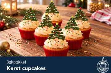 Bakpakket kerst cupcakes