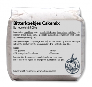 Bitterkoekjes cakemix   meel van de molen
