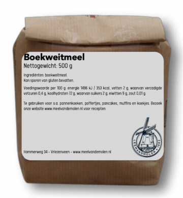 Boekweitmeel www.meelvandemolen.nl