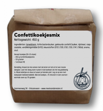 Confettikoekjesmix