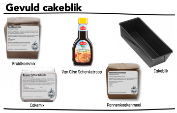 Gevuld cakeblik   meel van de molen