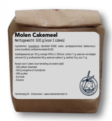 Molencake   meel van de molen