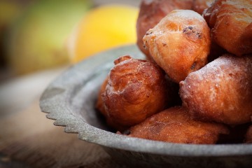 Oliebollen liggend