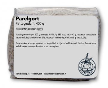 Parel gort   meel van de molen