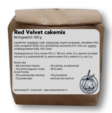 Red velvet cakemix   meel van de molen