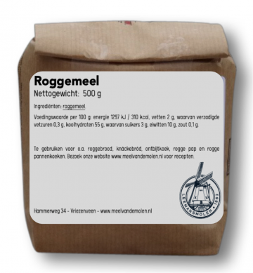 Roggemeel   meel van de molen