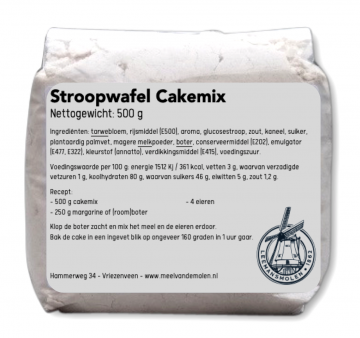 Stroopwafel cakemix   meel van de molen