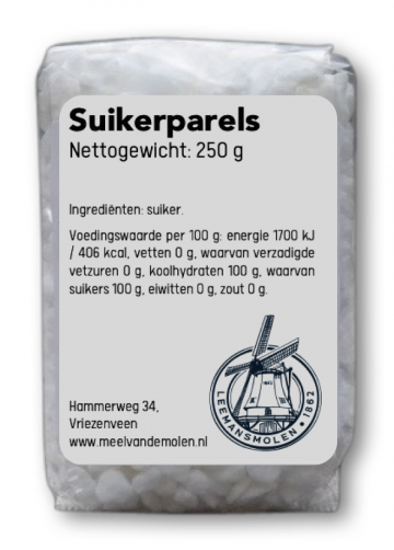 Suikerparels   meel van de molen