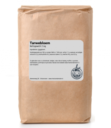 Tarwebloem 5kg   meel van de molen