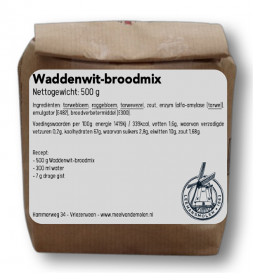 Waddenwit 500g   meel van de molen